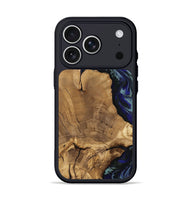 iPhone 17 Pro Wood Phone Case - Dayna (Blue, 811745)