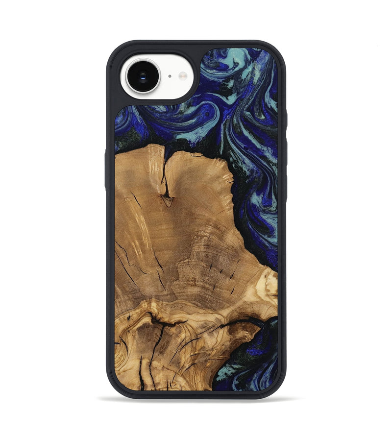 iPhone 17e Wood Phone Case - Dayna (Blue, 811745)