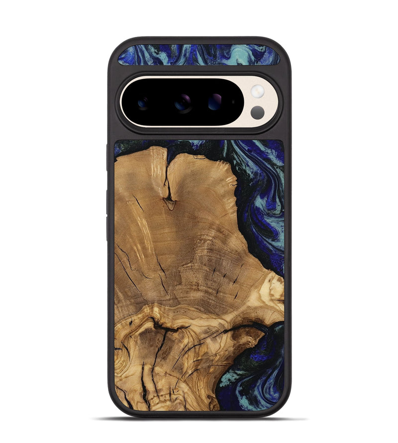Pixel 10 Wood Phone Case - Dayna (Blue, 811745)