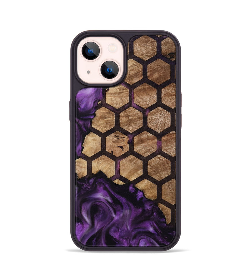 iPhone 14 Wood Phone Case - Bettie (Pattern, 811770)