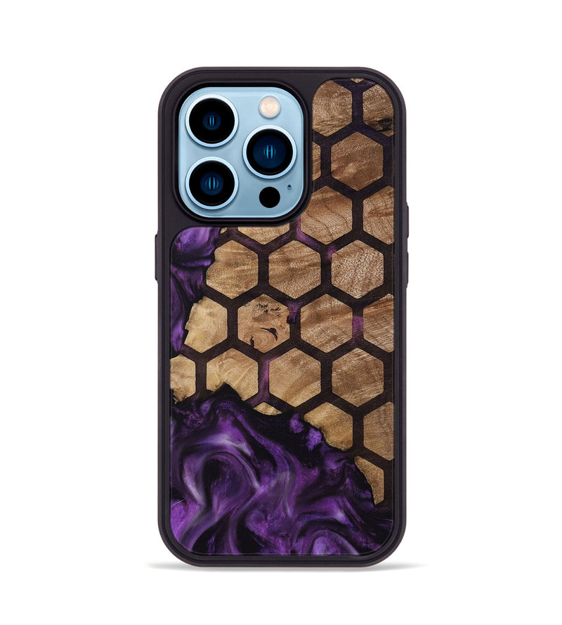 iPhone 14 Pro Wood Phone Case - Bettie (Pattern, 811770)