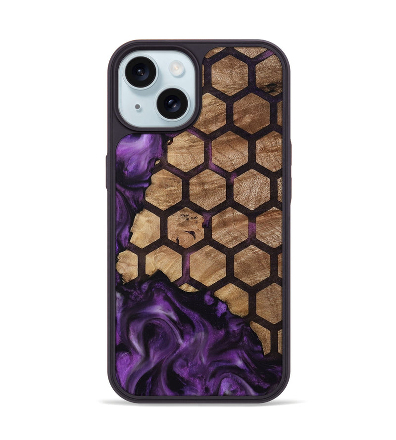 iPhone 15 Wood Phone Case - Bettie (Pattern, 811770)