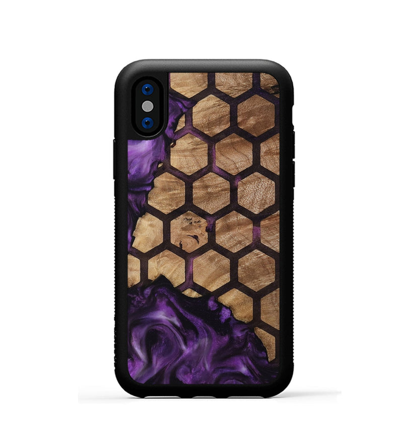 iPhone Xs Wood Phone Case - Bettie (Pattern, 811770)