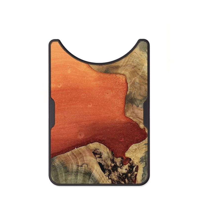 Alloy Wood Wallet - Trisha (Red, 811789)