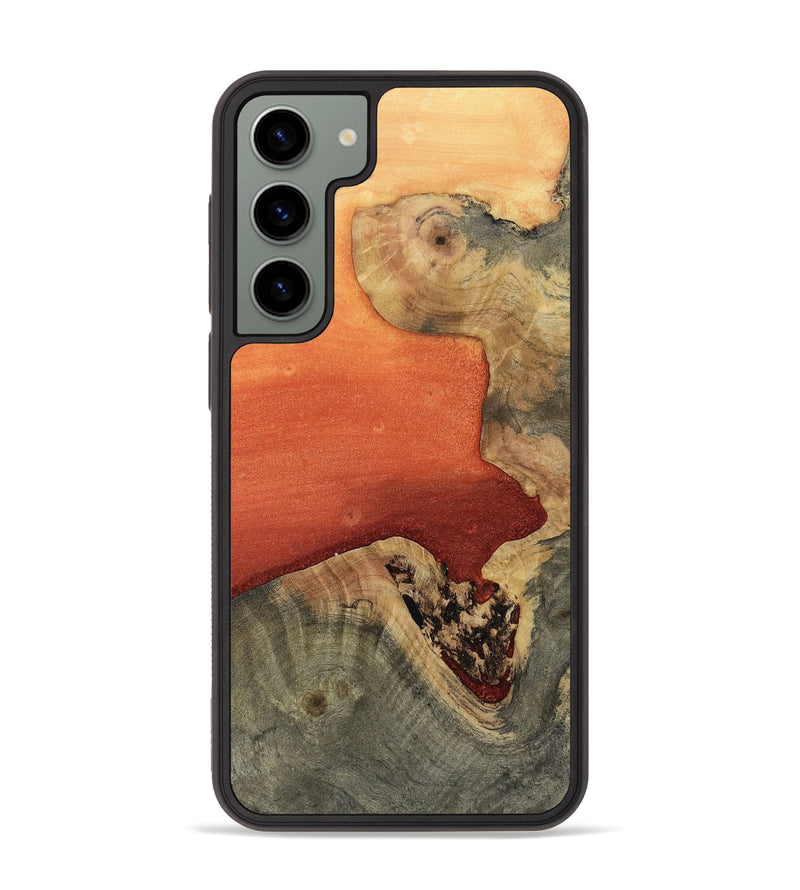 Galaxy S23 Plus Wood Phone Case - Trisha (Red, 811789)