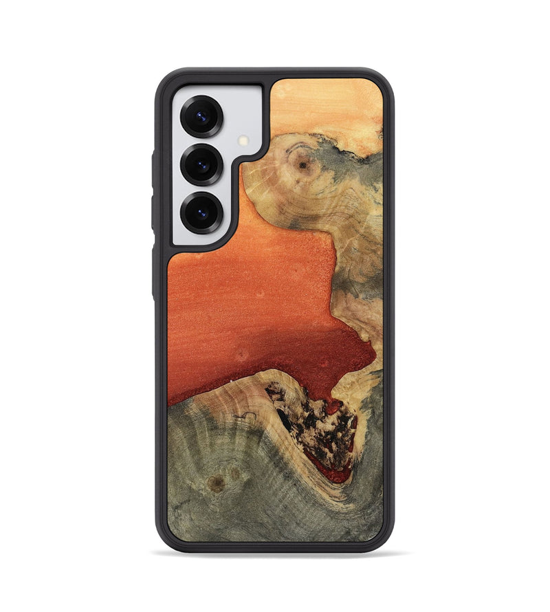 Galaxy S25 Wood Phone Case - Trisha (Red, 811789)