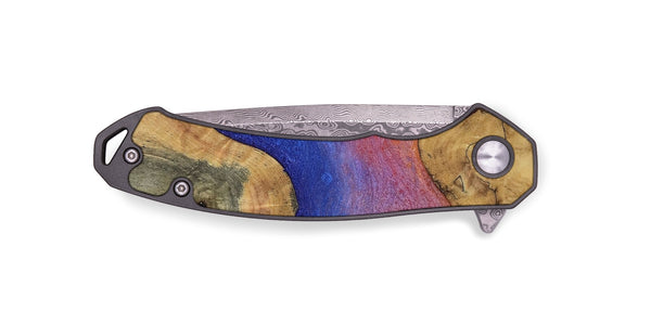 EDC Wood Pocket Knife - Alfreda (Blue, 811790)