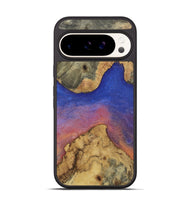 Pixel 9 Wood Phone Case - Alfreda (Blue, 811790)