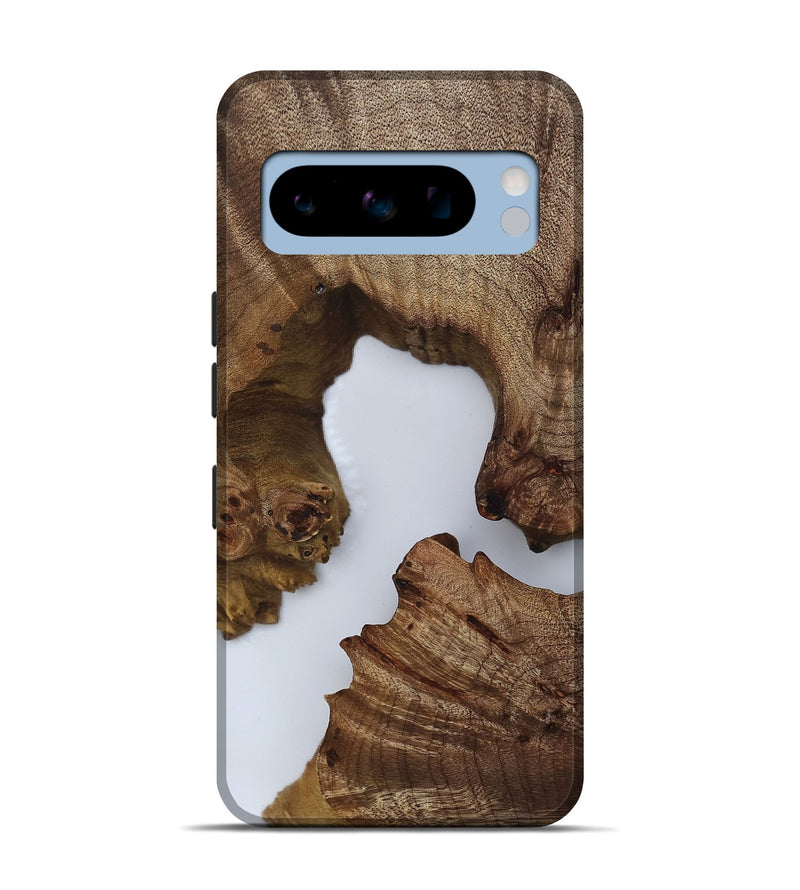 Pixel 8 Pro Wood Live Edge Phone Case - Maxwell (Clear, 811795)