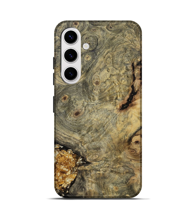Galaxy S25 Wood Live Edge Phone Case - Freyja (Wood Burl, 811802)