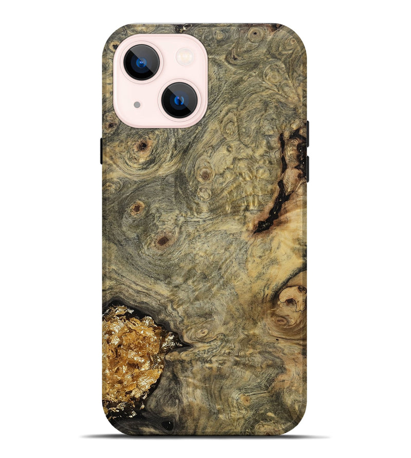 iPhone 14 Plus Wood Live Edge Phone Case - Freyja (Wood Burl, 811802)