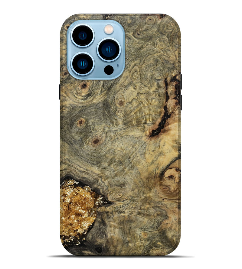 iPhone 14 Pro Max Wood Live Edge Phone Case - Freyja (Wood Burl, 811802)