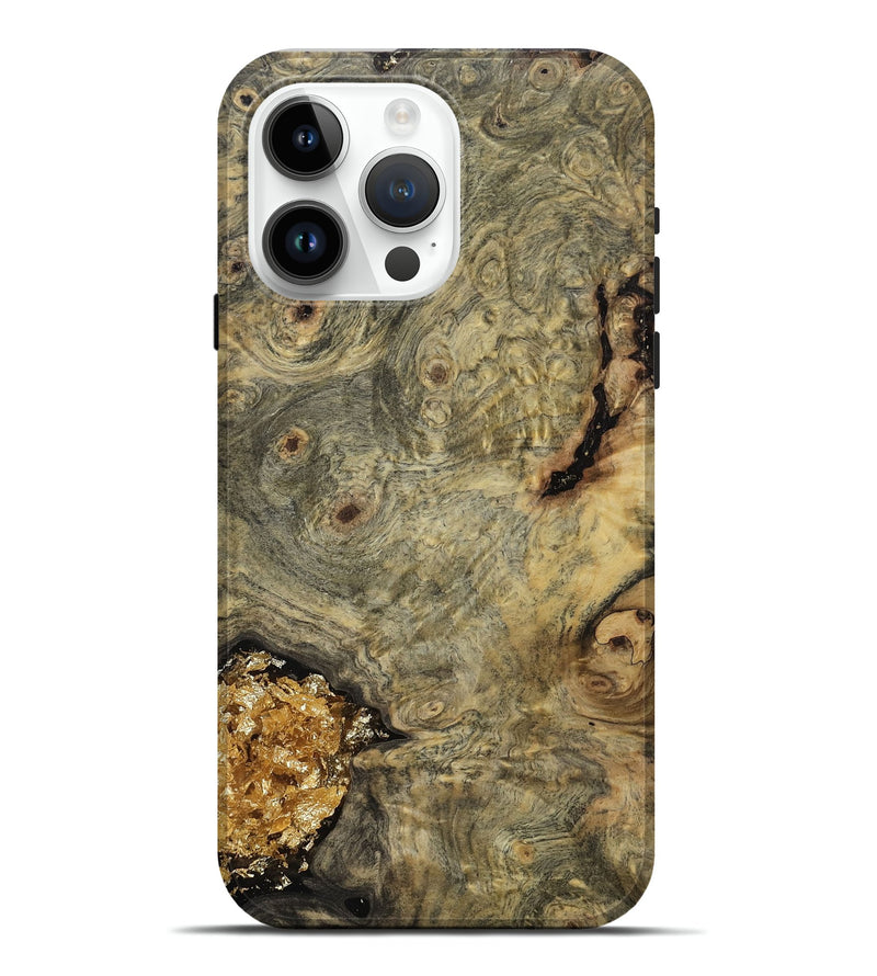 iPhone 15 Pro Max Wood Live Edge Phone Case - Freyja (Wood Burl, 811802)