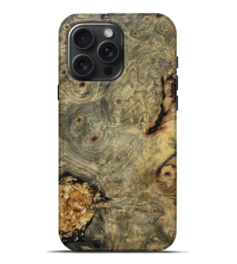 iPhone 16 Pro Max Wood Live Edge Phone Case - Freyja (Wood Burl, 811802)