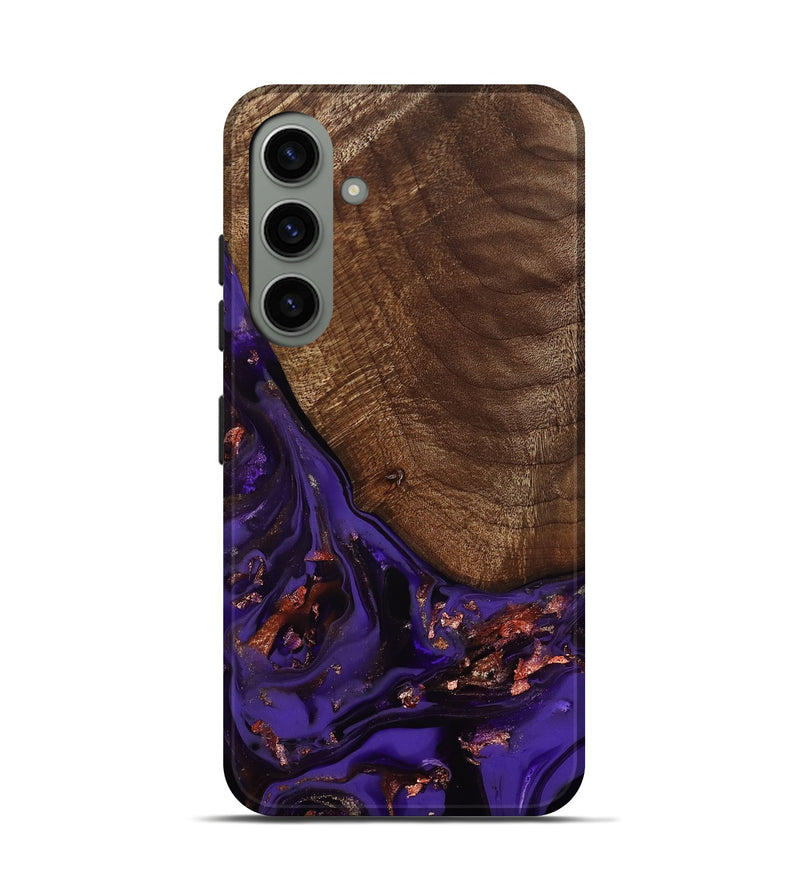 Galaxy S24 Wood Live Edge Phone Case - Avah (Purple, 811803)