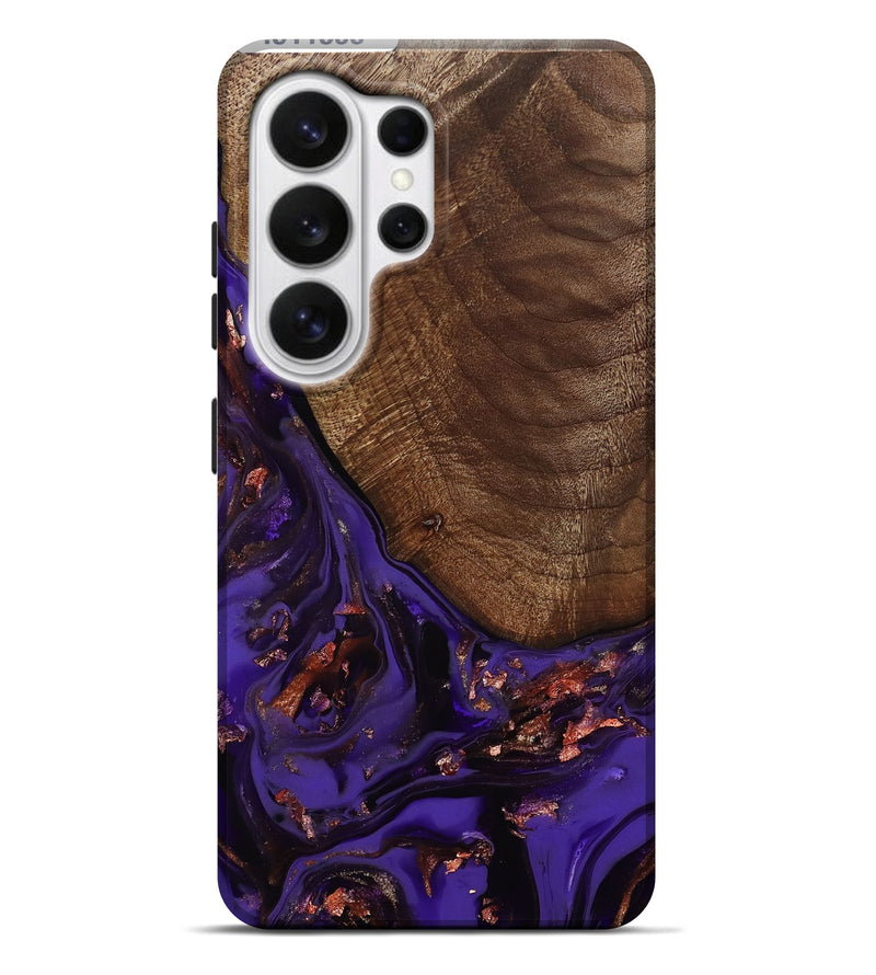 Galaxy S26 Ultra Wood Live Edge Phone Case - Avah (Purple, 811803)