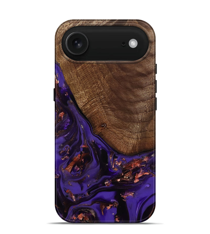 iPhone 17 Air Wood Live Edge Phone Case - Avah (Purple, 811803)