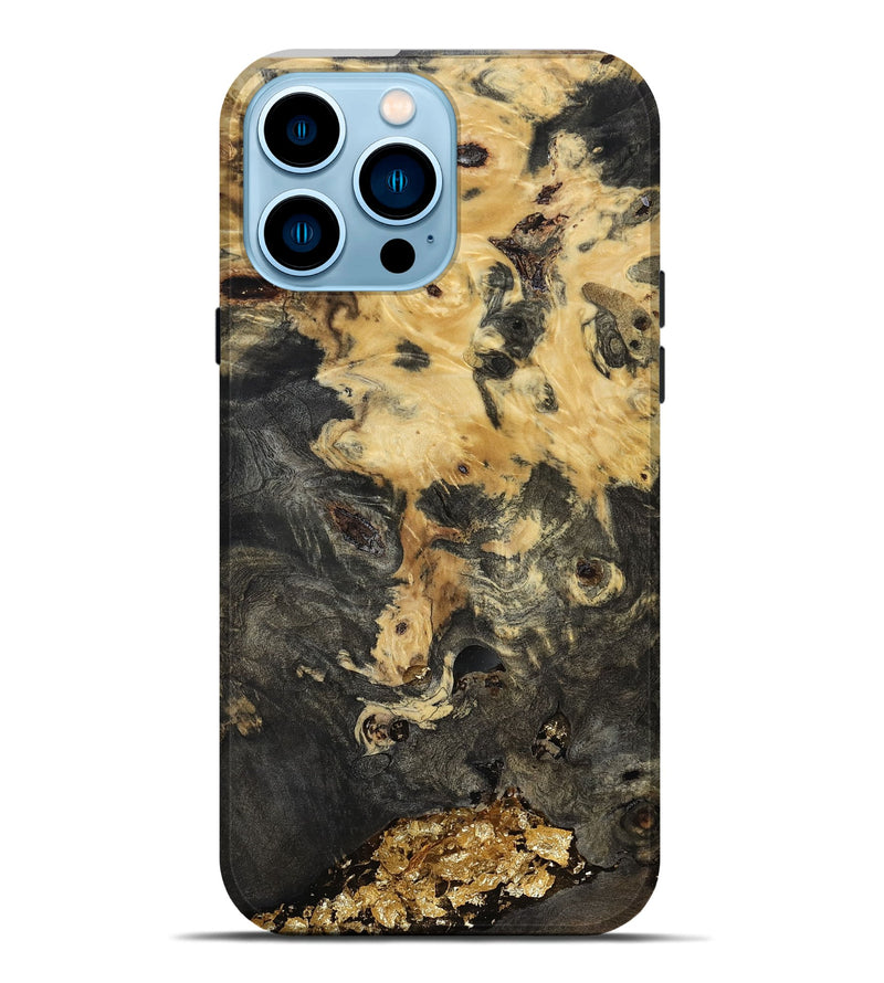 iPhone 14 Pro Max Wood Live Edge Phone Case - Otis (Wood Burl, 811805)