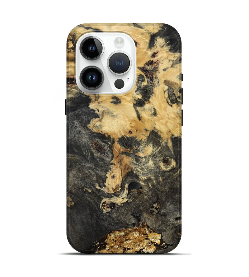 iPhone 15 Pro Wood Live Edge Phone Case - Otis (Wood Burl, 811805)
