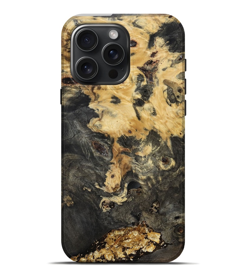 iPhone 16 Pro Max Wood Live Edge Phone Case - Otis (Wood Burl, 811805)