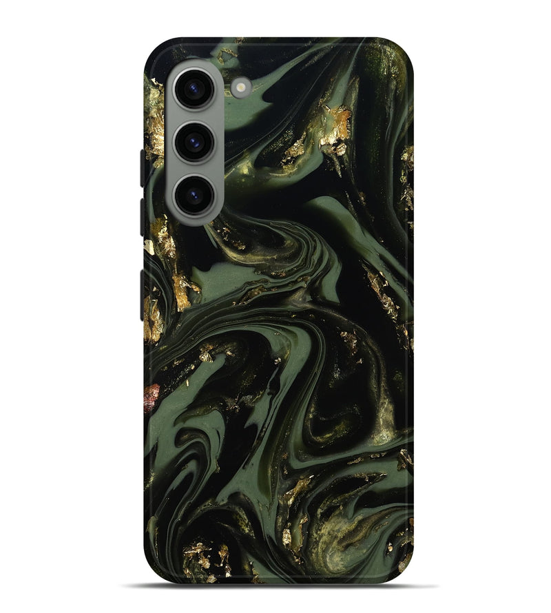 Galaxy S23 Plus ResinArt Live Edge Phone Case - Chanel (Green, 811806)
