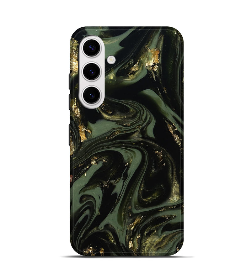 Galaxy S25 ResinArt Live Edge Phone Case - Chanel (Green, 811806)