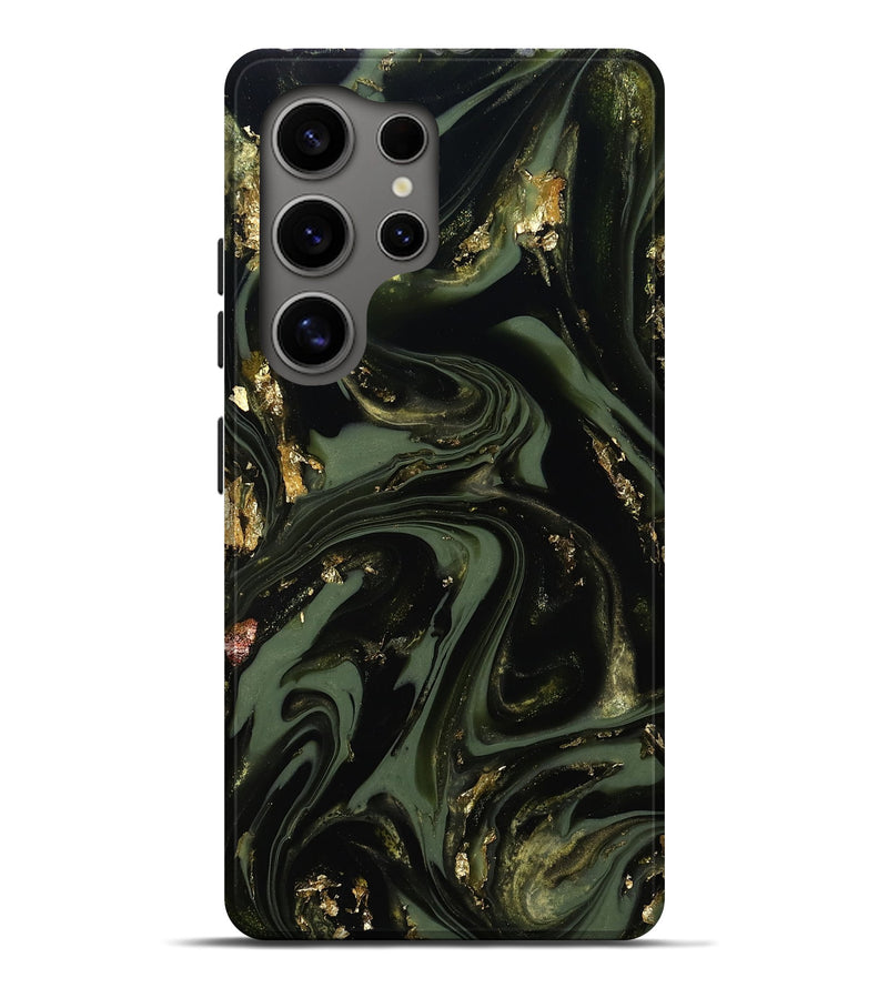 Galaxy S25 Ultra ResinArt Live Edge Phone Case - Chanel (Green, 811806)