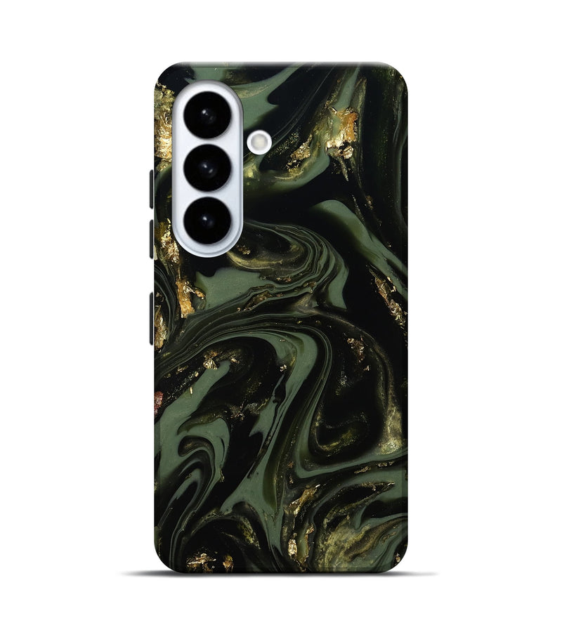 Galaxy S26 ResinArt Live Edge Phone Case - Chanel (Green, 811806)