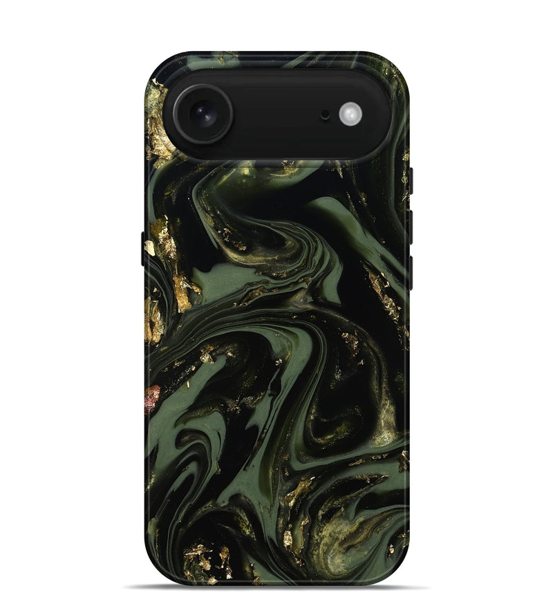 iPhone 17 Air ResinArt Live Edge Phone Case - Chanel (Green, 811806)