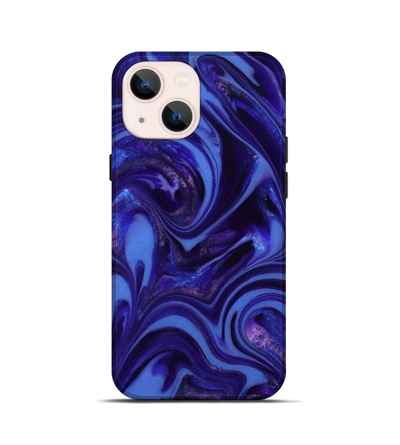 iPhone 13 mini ResinArt Live Edge Phone Case - Kathie (Purple, 811809)