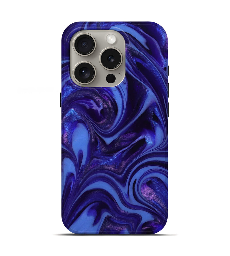 iPhone 16 Pro ResinArt Live Edge Phone Case - Kathie (Purple, 811809)