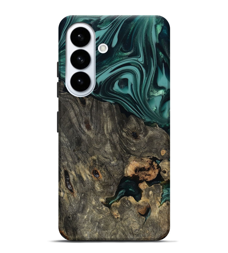 Galaxy S26 Plus Wood Live Edge Phone Case - Kisha (Green, 811810)