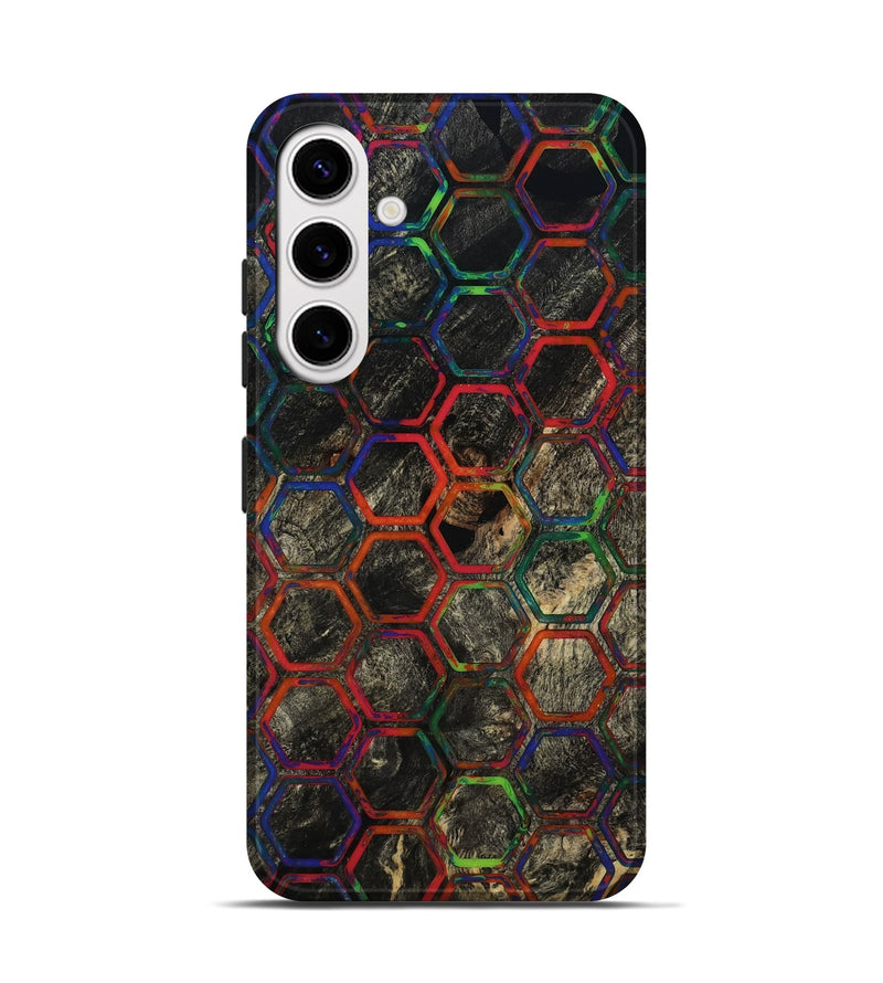 Galaxy S25 Wood Live Edge Phone Case - Annabel (Pattern, 811811)