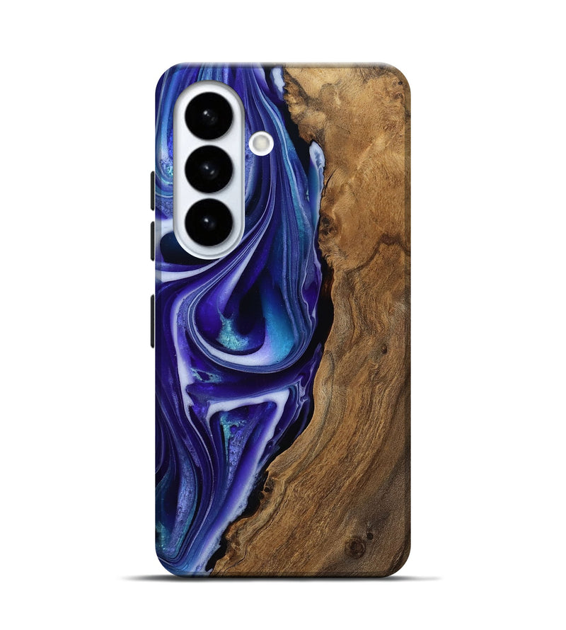 Galaxy S26 Wood Live Edge Phone Case - Gerardo (Purple, 811815)