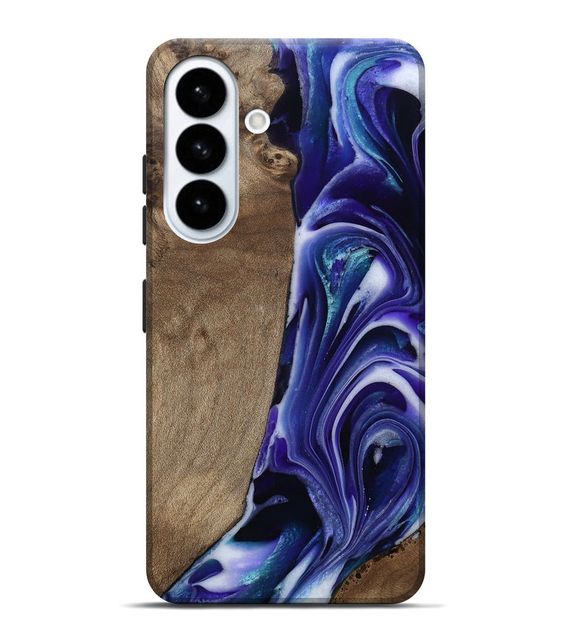 Galaxy S26 Plus Wood Live Edge Phone Case - Cayla (Purple, 811816)