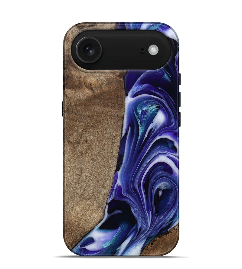 iPhone 17 Air Wood Live Edge Phone Case - Cayla (Purple, 811816)