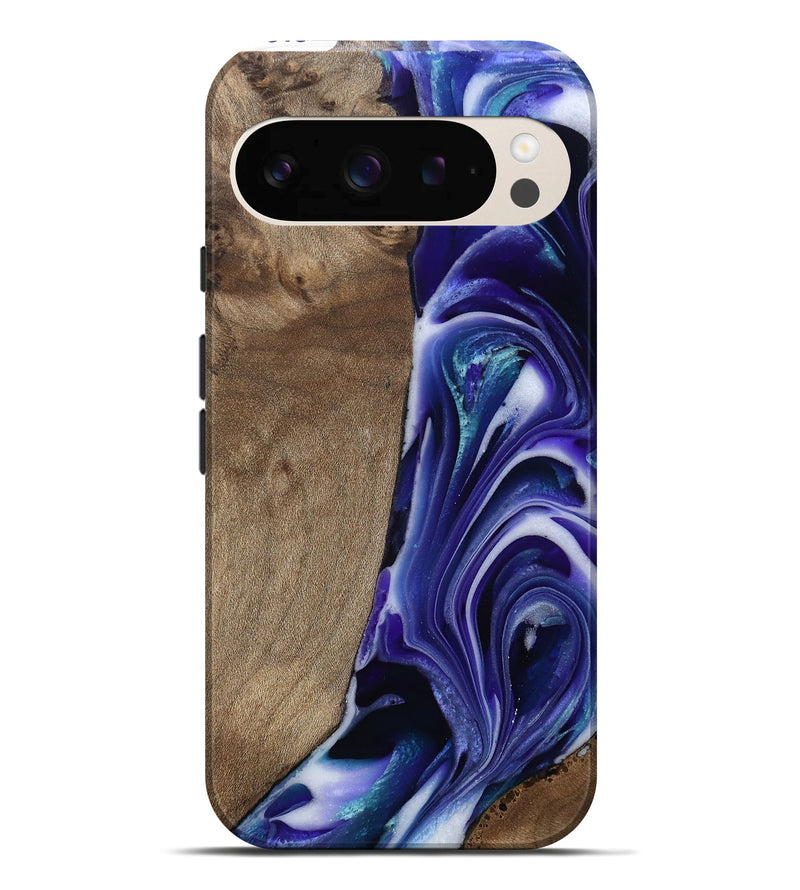 Pixel 10 Pro XL Wood Live Edge Phone Case - Cayla (Purple, 811816)