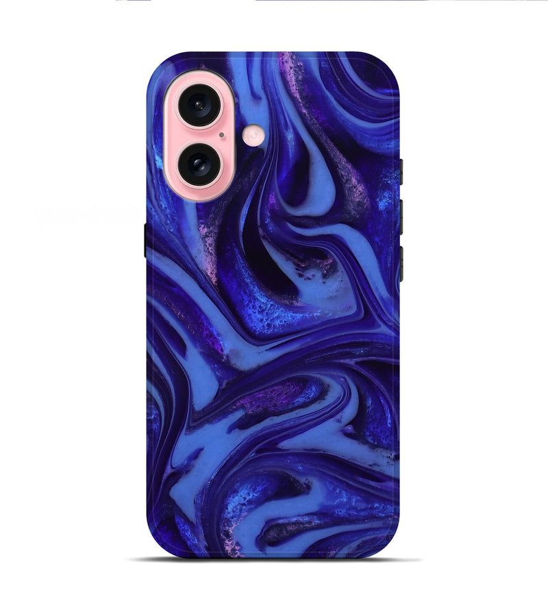 iPhone 16 ResinArt Live Edge Phone Case - Arnold (Purple, 811817)