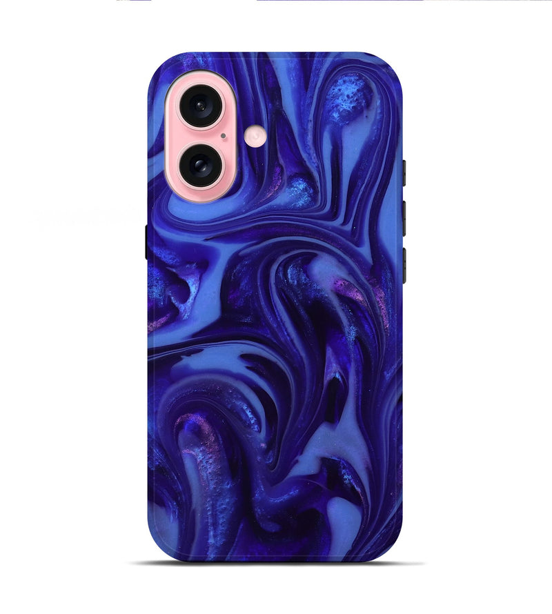 iPhone 16 ResinArt Live Edge Phone Case - Brianda (Purple, 811820)
