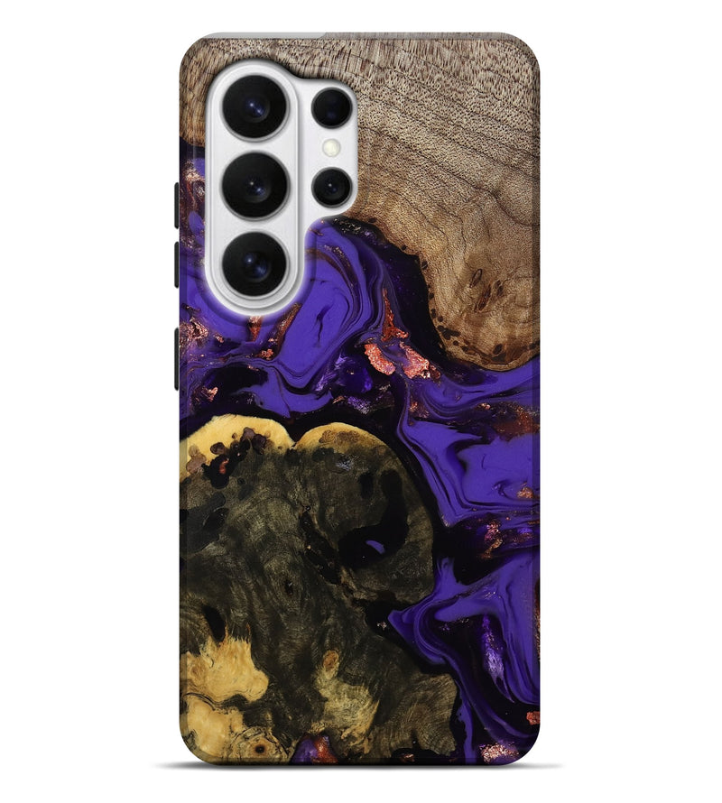 Galaxy S26 Ultra Wood Live Edge Phone Case - Erwin (Purple, 811821)