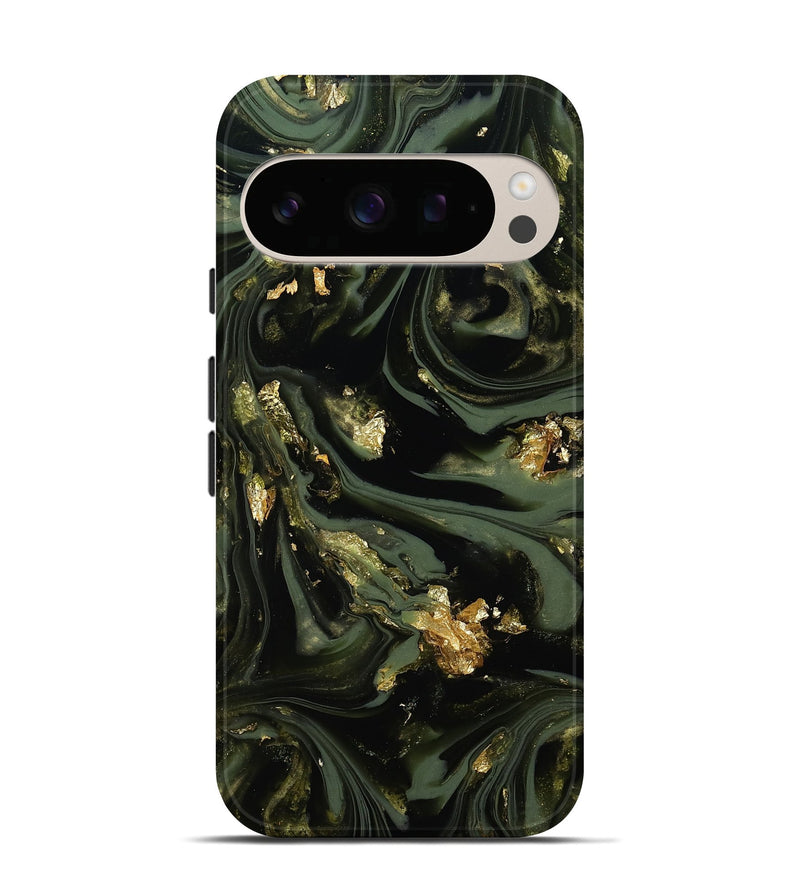 Pixel 10 ResinArt Live Edge Phone Case - Duke (Green, 811823)