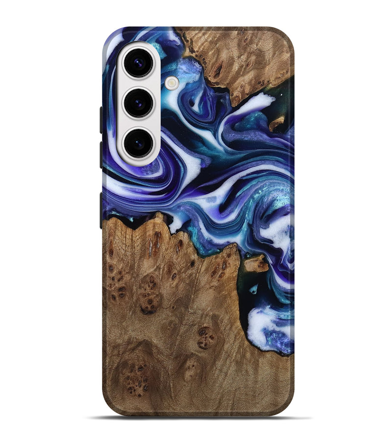 Galaxy S25 Plus Wood Live Edge Phone Case - Azalea (Purple, 811824)