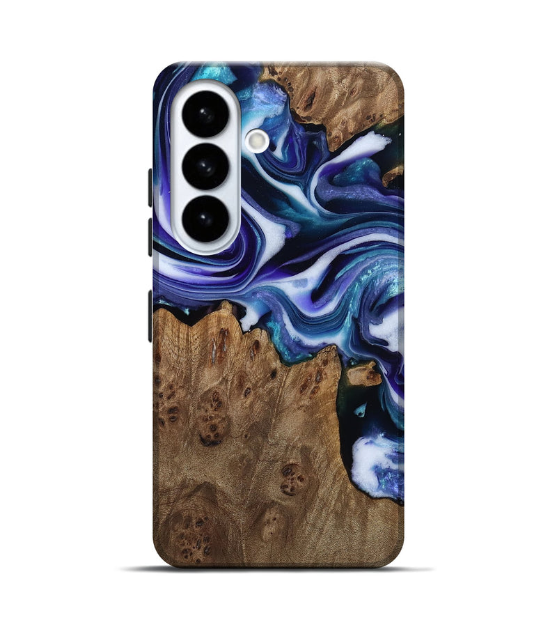 Galaxy S26 Wood Live Edge Phone Case - Azalea (Purple, 811824)