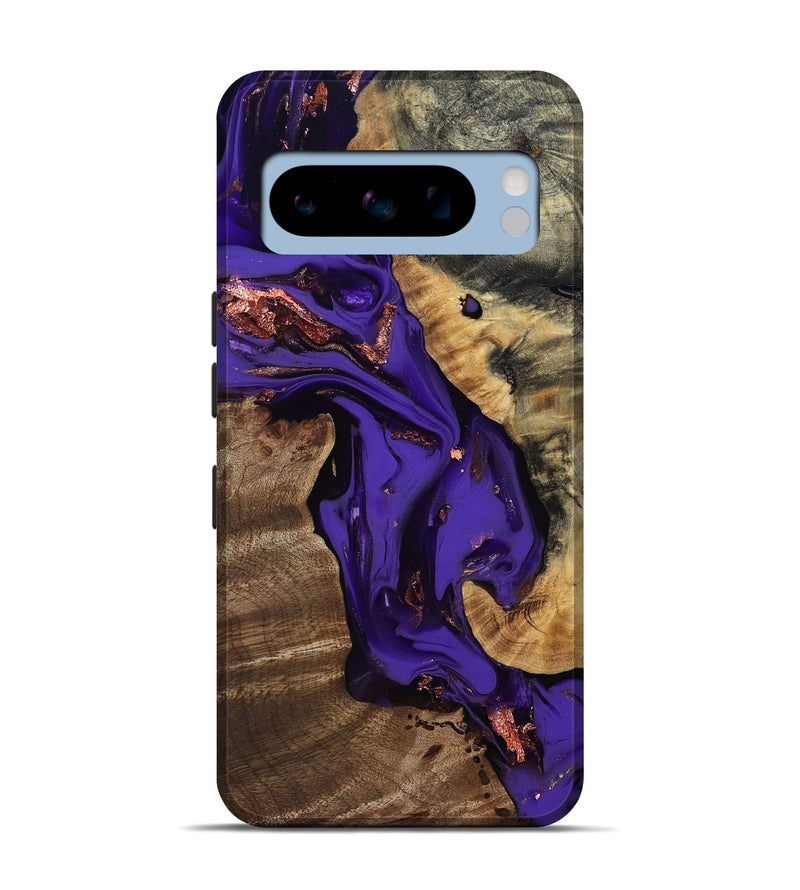 Pixel 8 Pro Wood Live Edge Phone Case - Lyra (Purple, 811830)