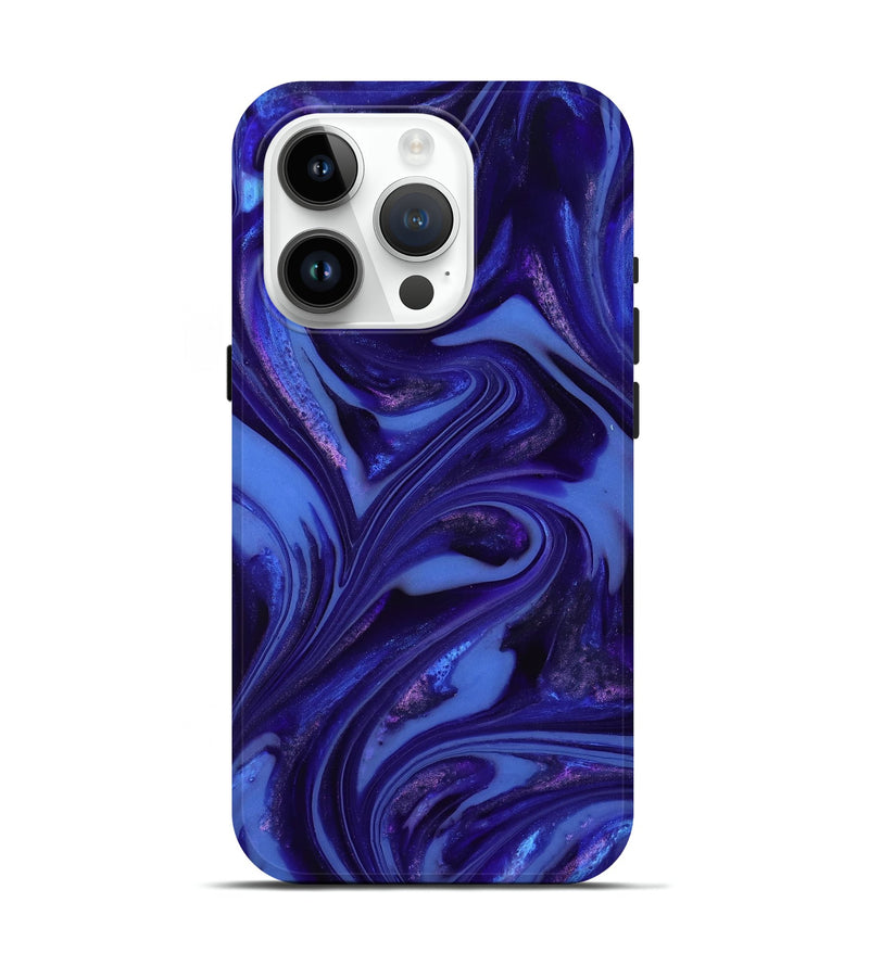 iPhone 15 Pro ResinArt Live Edge Phone Case - Cal (Purple, 811831)