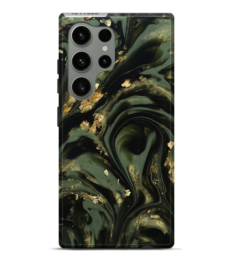 Galaxy S24 Ultra ResinArt Live Edge Phone Case - Dilan (Green, 811832)