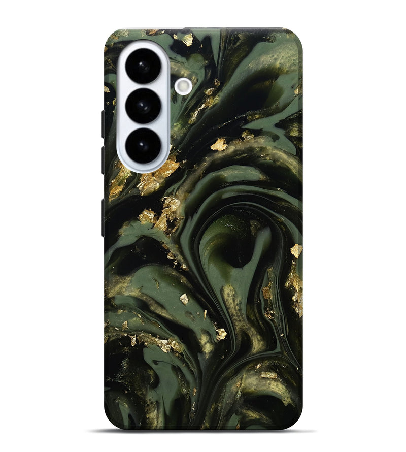 Galaxy S26 Plus ResinArt Live Edge Phone Case - Dilan (Green, 811832)