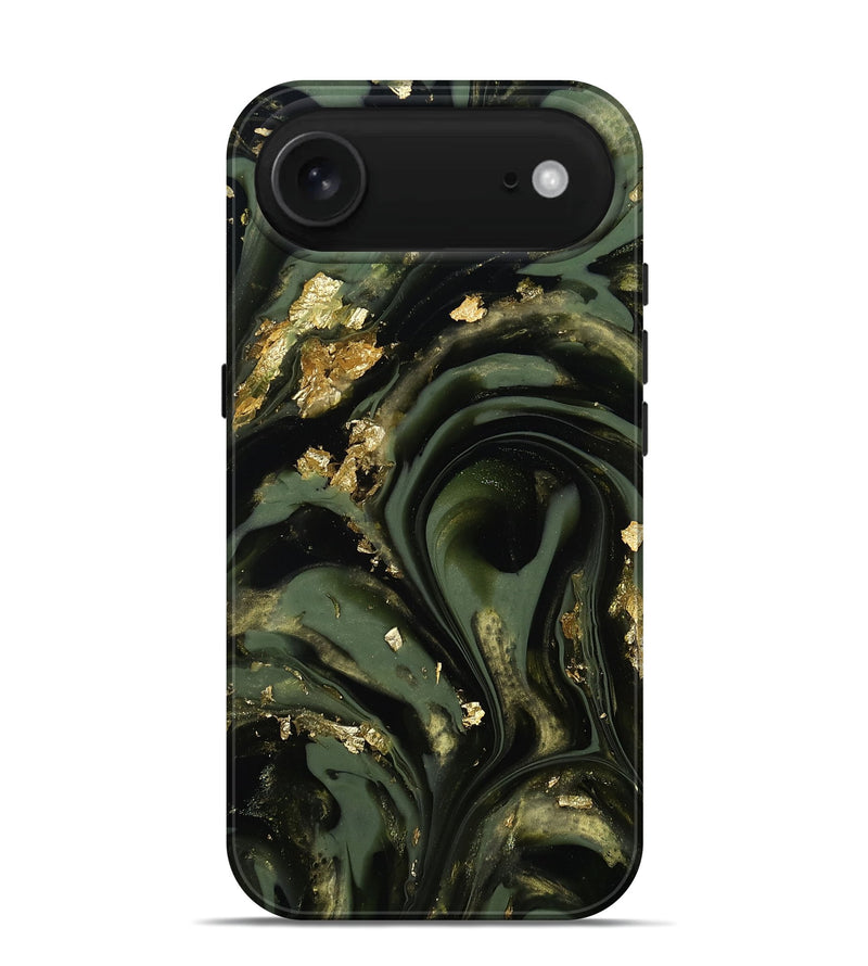 iPhone 17 Air ResinArt Live Edge Phone Case - Dilan (Green, 811832)
