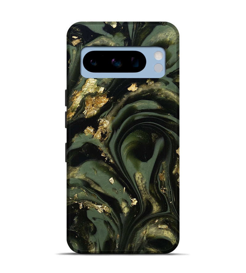 Pixel 8 Pro ResinArt Live Edge Phone Case - Dilan (Green, 811832)
