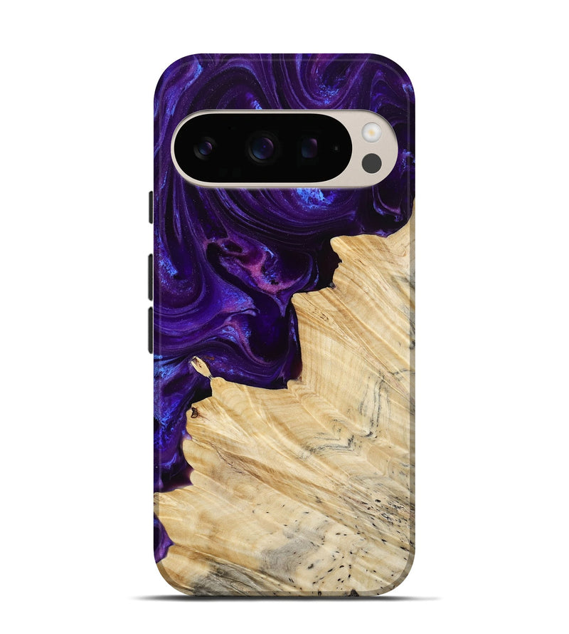 Pixel 10 Wood Live Edge Phone Case - Merle (Purple, 811834)